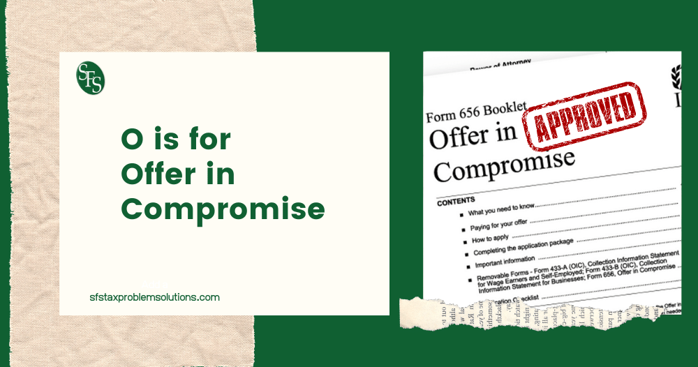 Form 656 Booklet Offer in Compromise-Approved